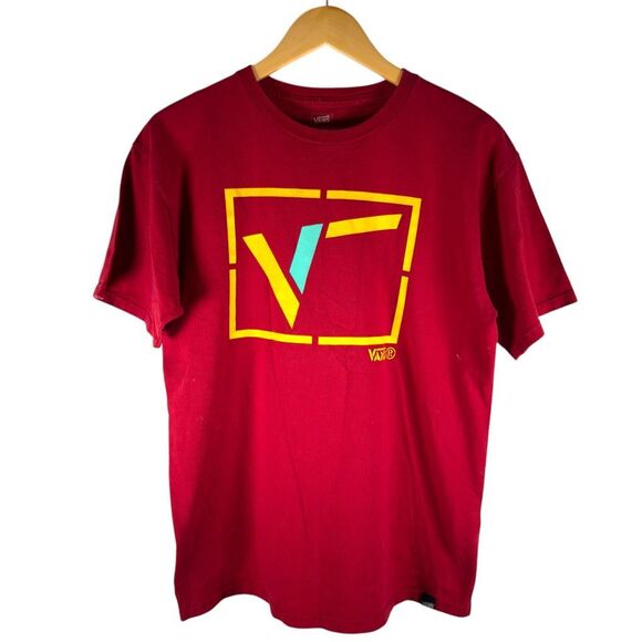 Vans Other - VANS Vintage Y2K Red Big Sketch Logo T-shirt Men’s M | Skater Streetwear Casual
